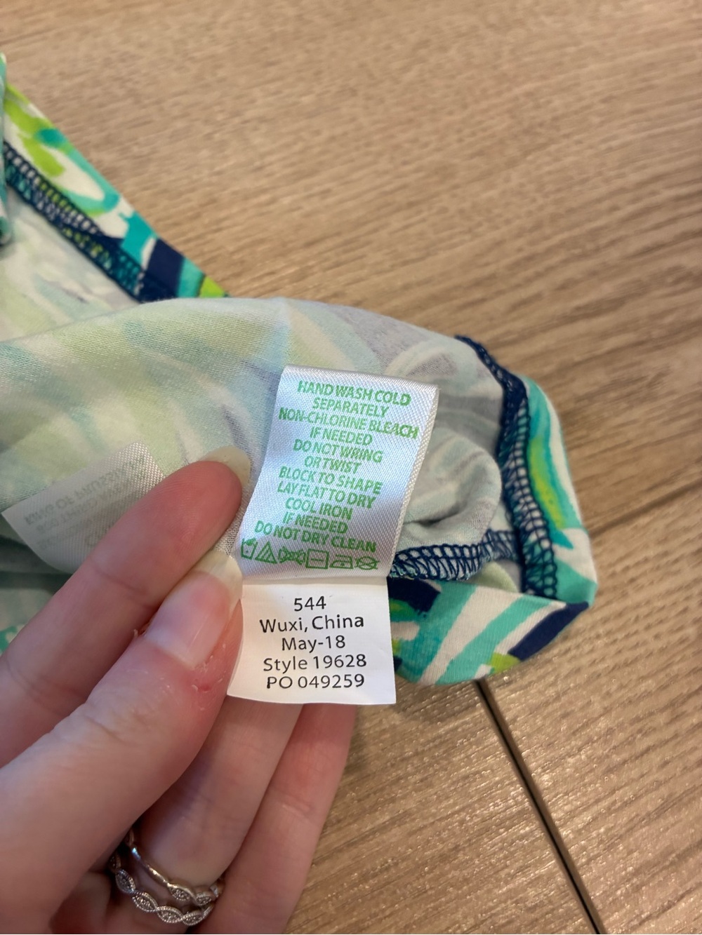 Lilly Pulitzer Women’s Karlie Wrap Romper Blue Green Size XXS - Picture 6 of 7